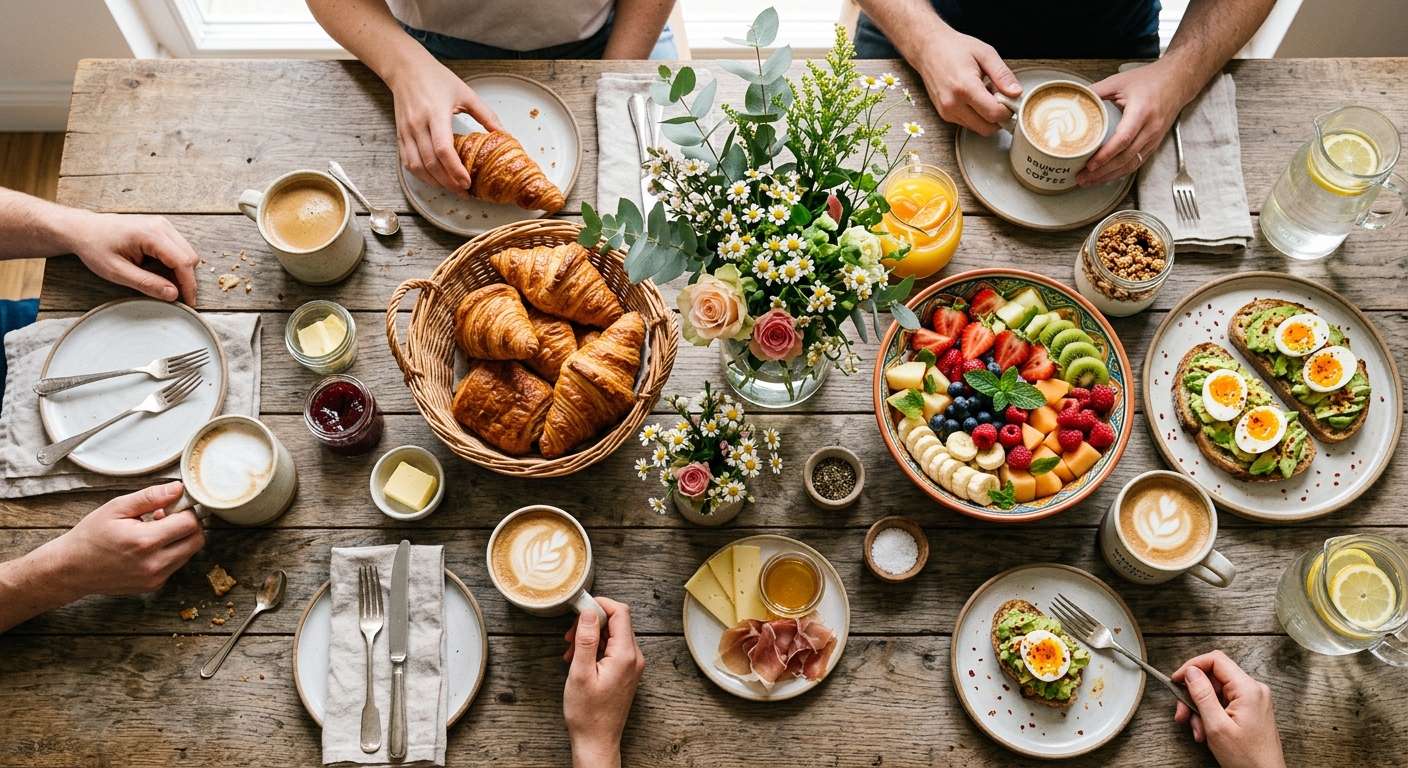 Brunch derhjemme – Menu og opskrifter til det perfekte morgenmåltid